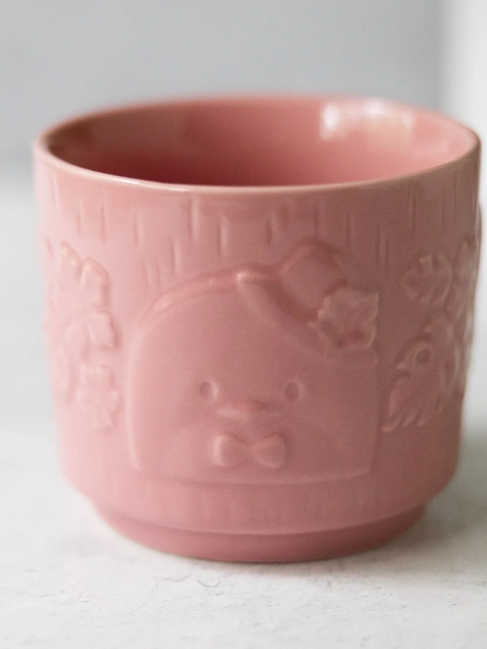 Sanrio pink Hello Kitty and friends ceramic tiki style planter 2020 3.5